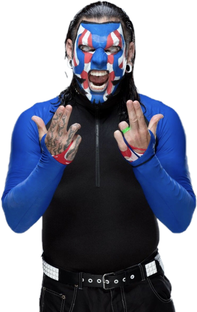 Jeffhardy Sticker - Jeff Hardy Face Paint 2018 Clipart (1024x1032), Png Download