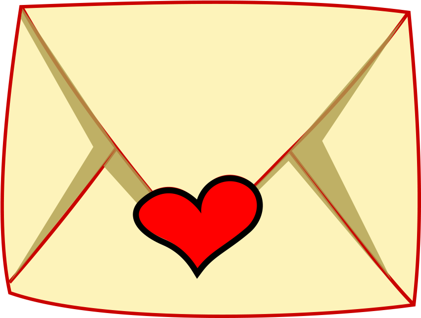 Com/png/love Envelope Png/ - Heart Clipart (1200x989), Png Download