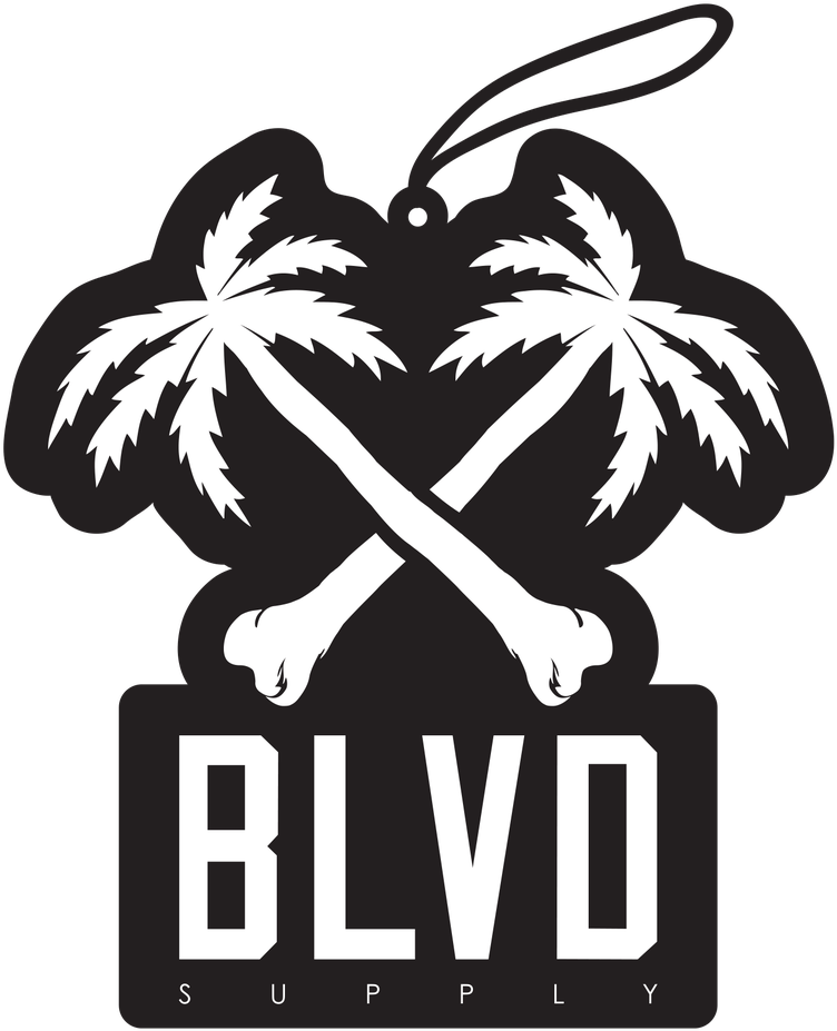 Blvd Supply Crossbones Blvd Car Freshener - Blvd Supply Png Clipart (1000x1000), Png Download