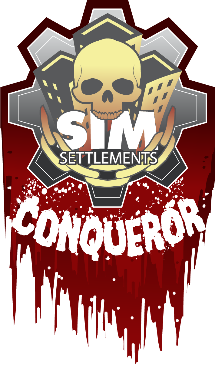 Blood Moon Raiders [ Img] - Fallout 4 Sim Settlements Conqueror Clipart (803x1250), Png Download