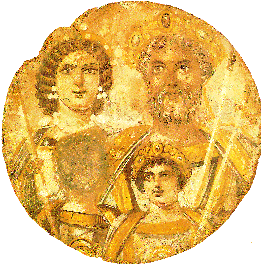 Family - Septimius Severus Tondo Clipart (1052x1067), Png Download