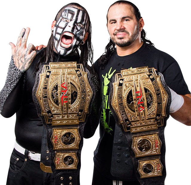 #brothernero Deleted And #woken, Yet #broken, Matt - Tna Tag Team Championship 2017 Clipart (640x621), Png Download
