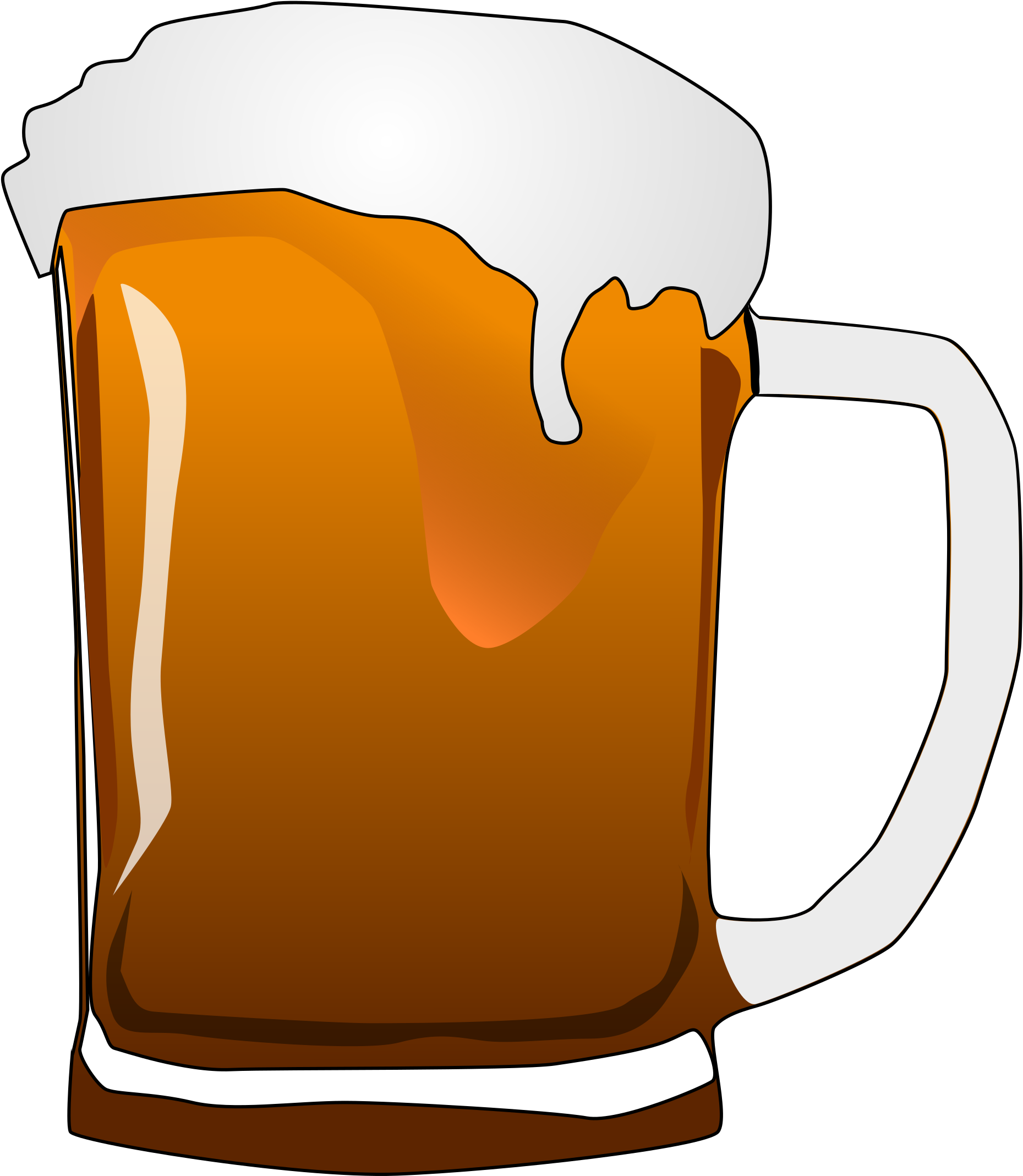 Clipart - Pitcher Of Beer Clipart - Png Download (2048x2400), Png Download