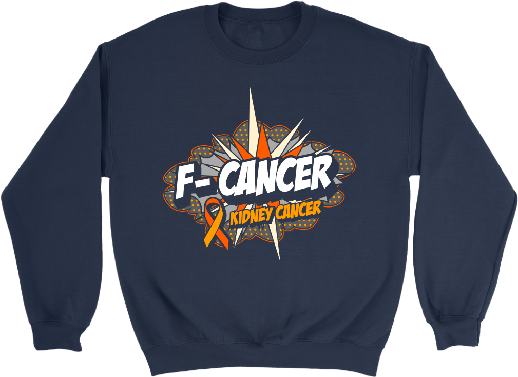 F-cancer Kidney Cancer Awareness Orange Ribbon Cool - Trixie Mattel Oh Honey Shirt Clipart (1024x1024), Png Download