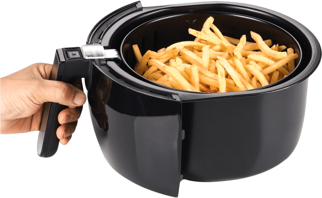 7-qt Touch Screen Digital Air Fryer With 100 Sheets - Gowise Usa 8-in-1 Electric Air Fryer Clipart (1104x1104), Png Download