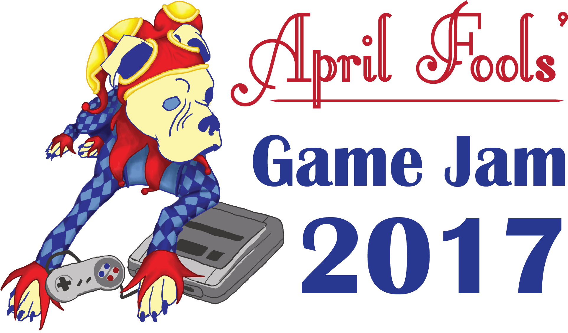 April Fools' Game Jam 2017 Logo - Cartoon Clipart (1924x1130), Png Download