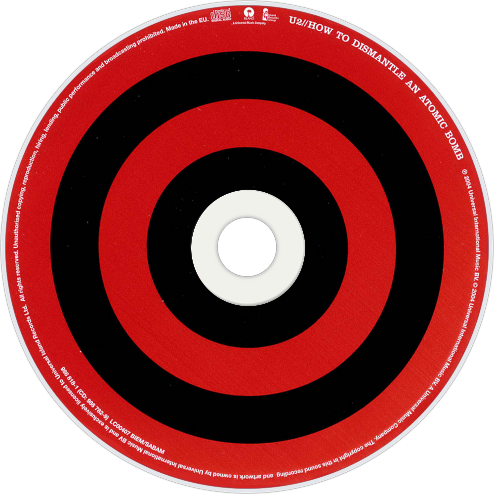 How To Dismantle An Atomic Bomb By U2 On Spotify U2 - Circle Clipart (1000x1000), Png Download