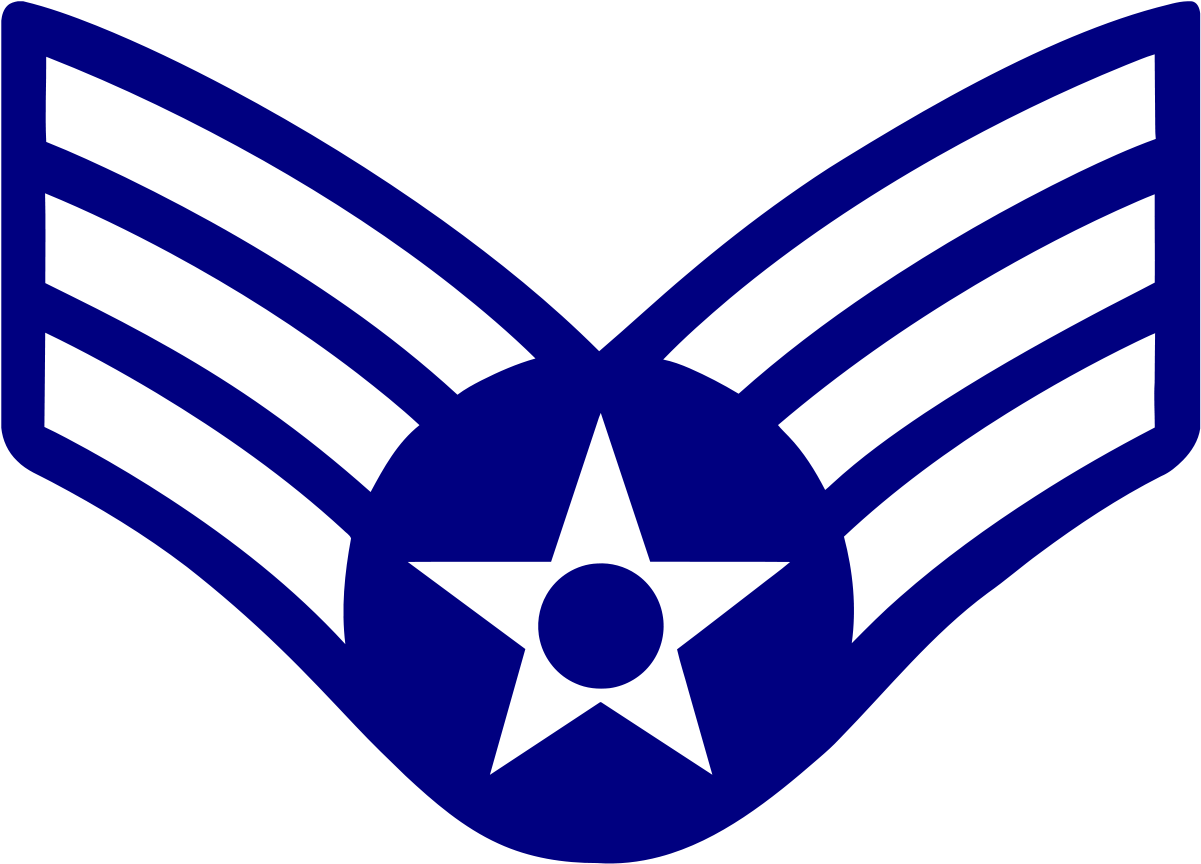 Air Force Clipart Chevron - Air Force Sra Rank - Png Download (1000x787), Png Download