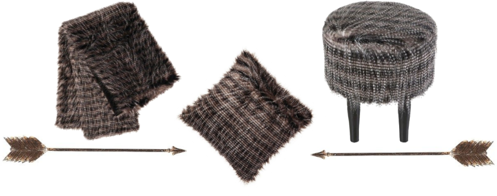 Target's Metal Arrow/wall Décor X 2 Or 3 Would Give - Wool Clipart (999x403), Png Download