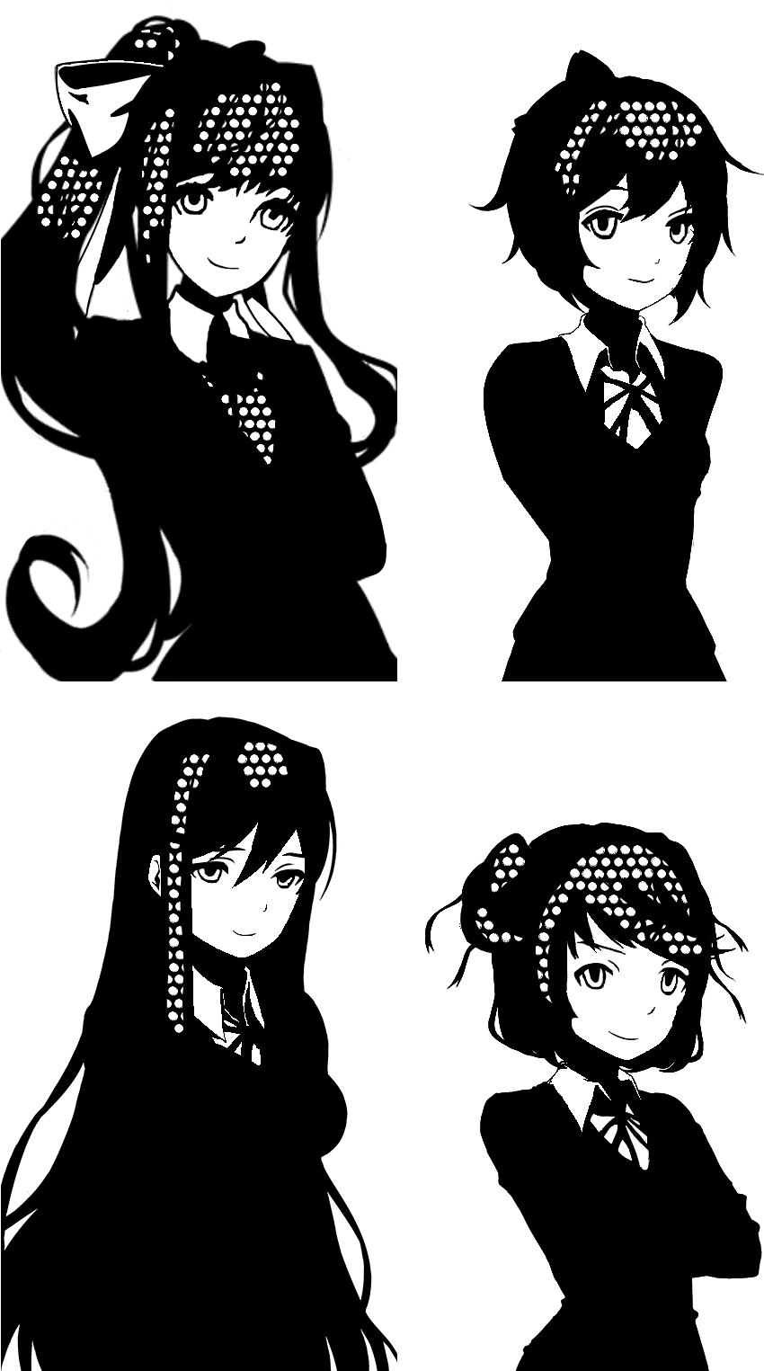Imagedoki Doki Literature Club Confidant Artwork - Persona Monika Clipart (882x1534), Png Download