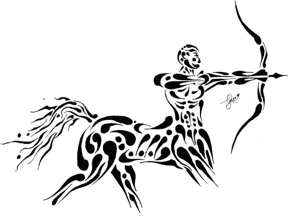 Sagittarius Png File Clipart (1024x772), Png Download