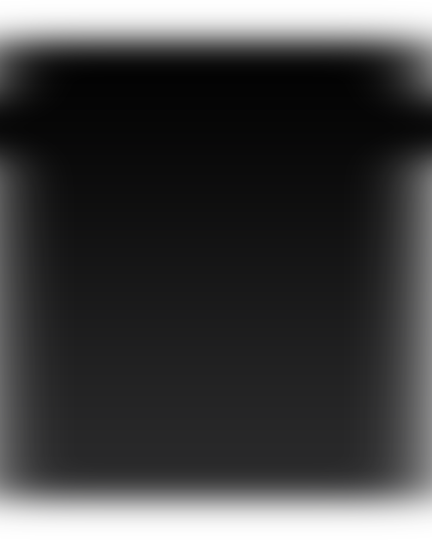 Black-gradient - Monochrome Clipart (1440x1800), Png Download