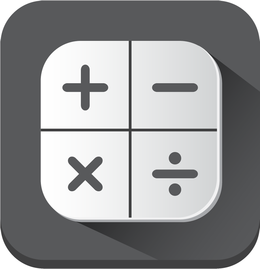 Calculator Icon - Calculator Post Office Interest Rates Table Clipart (1024x1024), Png Download