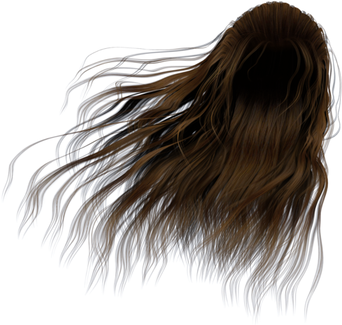Long Hair Male Png Clipart (600x521), Png Download