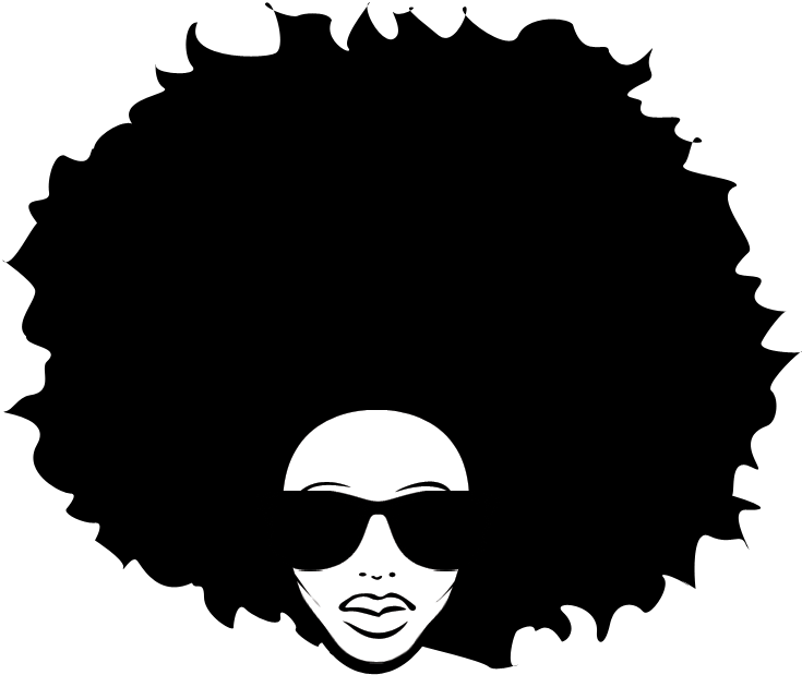 Marathon Runner Berlin Afro Hair Png - Afro Clipart Transparent Png (795x654), Png Download