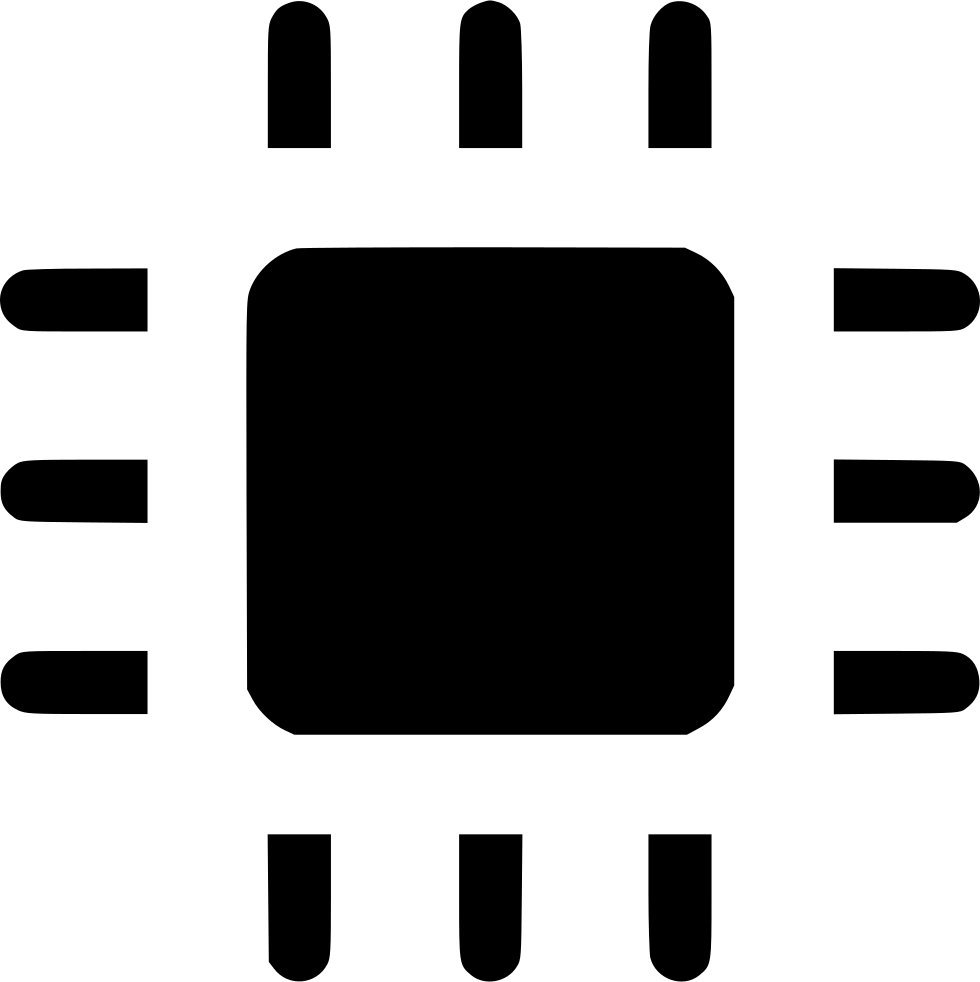 Png File Svg - Processor Icon Svg Clipart (980x982), Png Download