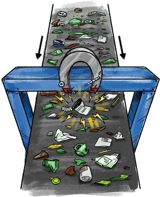 Overbelt Magnet - Illustration Clipart (575x700), Png Download