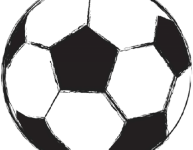 Football Clipart Clipart Png - Soccer Ball White Icon Transparent Png (640x480), Png Download