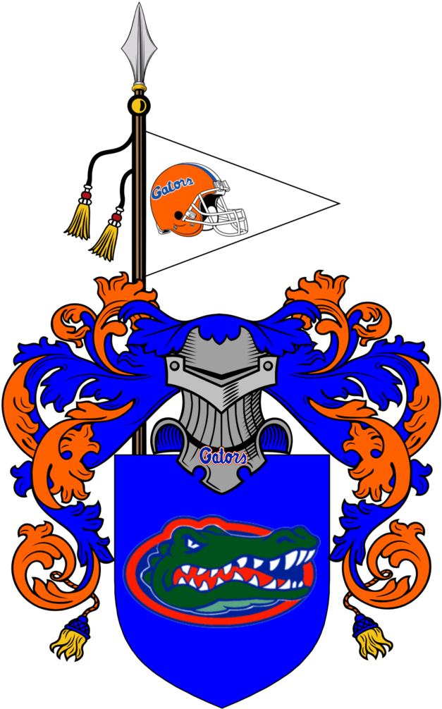 Gator Football, College Football, Fort Myers, Florida - Bulldog Coat Of Arms Clipart (786x1017), Png Download