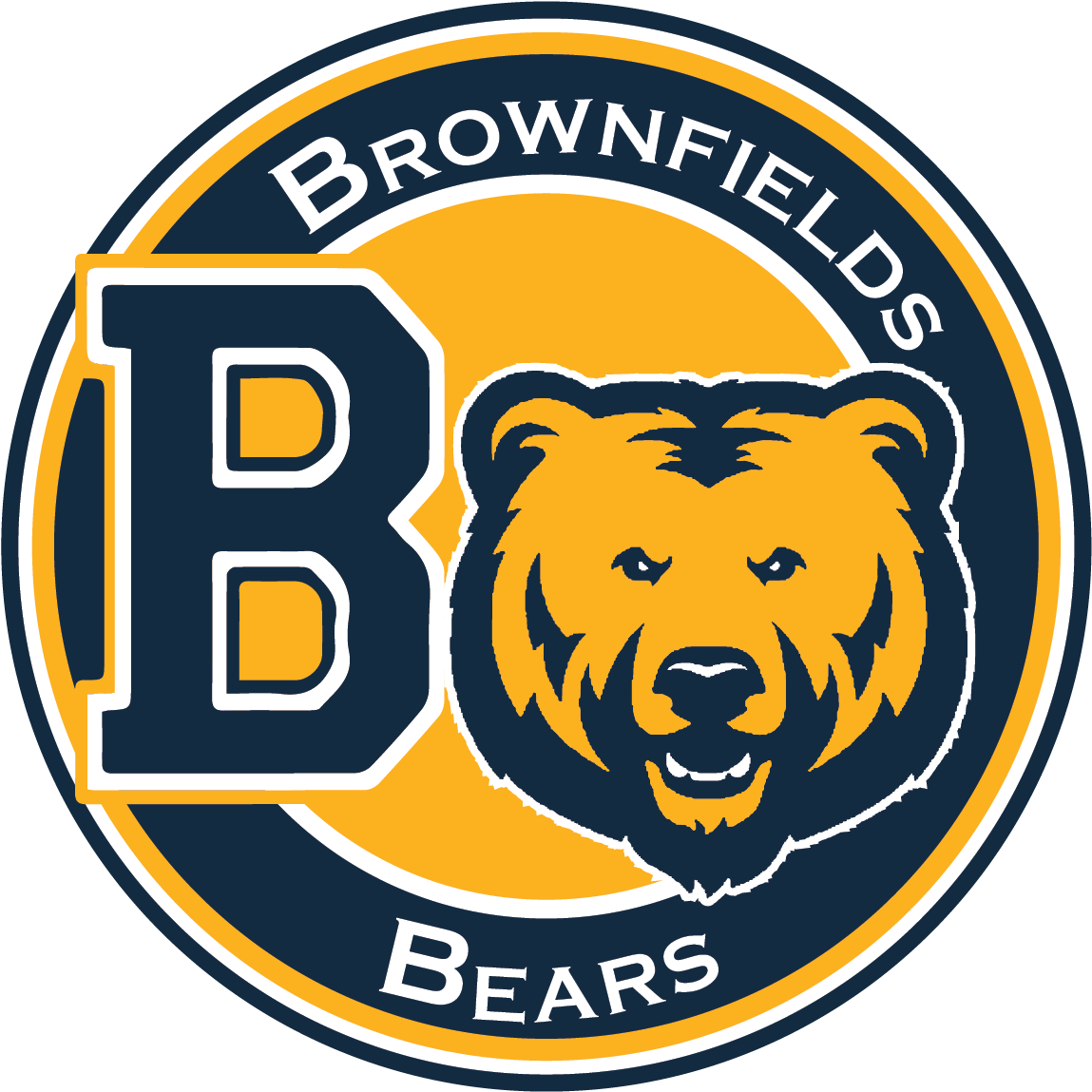 University Of Northern Colorado Bears 4 X 4 Magnet - Brownfields Elementary School Clipart (1149x1149), Png Download