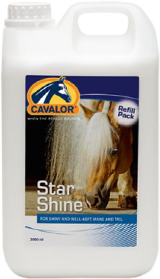 Cavalor Star Shine Detangler 500ml Clipart (600x600), Png Download