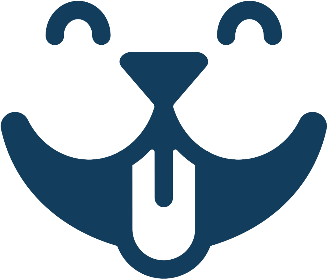 Pupjoy Party Time - Dog Line Icon Clipart (1200x1200), Png Download