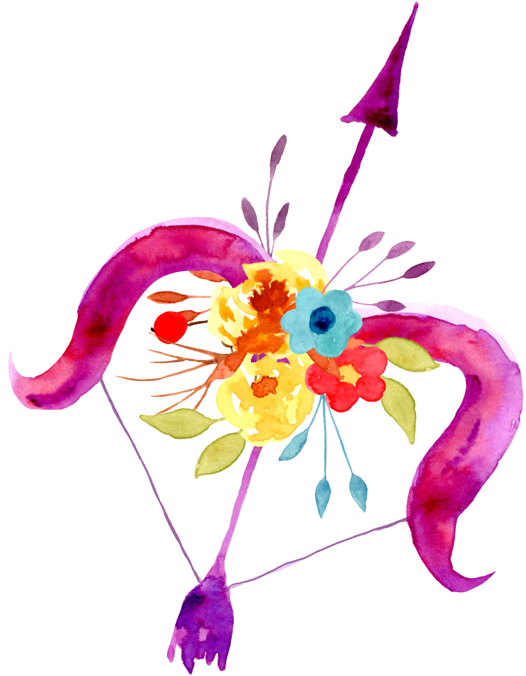 Sagittarius - Happy Birthday Sagittarius Woman Clipart (2225x2746), Png Download