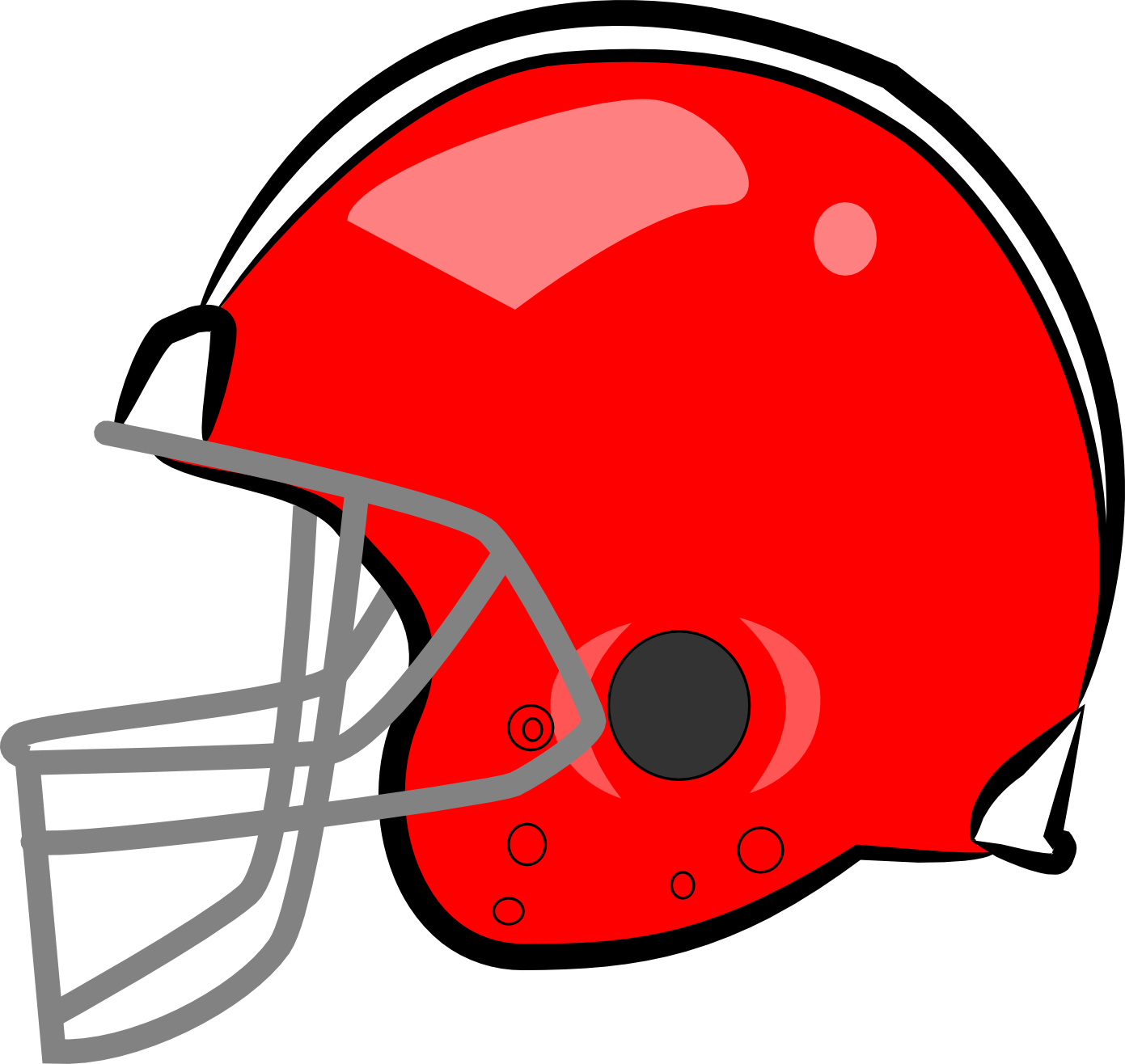 American Clip Art Free Techflourish Collections Alabama - Red And White Football Helmet Clipart - Png Download (1391x1316), Png Download
