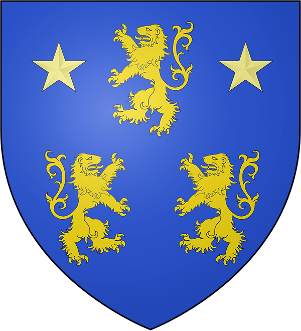 Blason Famille Grassoise Lions - Pitres Coat Of Arms Clipart (600x660), Png Download