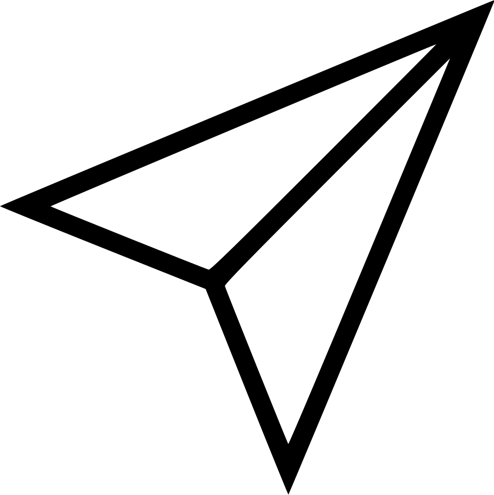 Paper Plane Png - Paper Plane Icon Instagram Clipart (980x982), Png Download