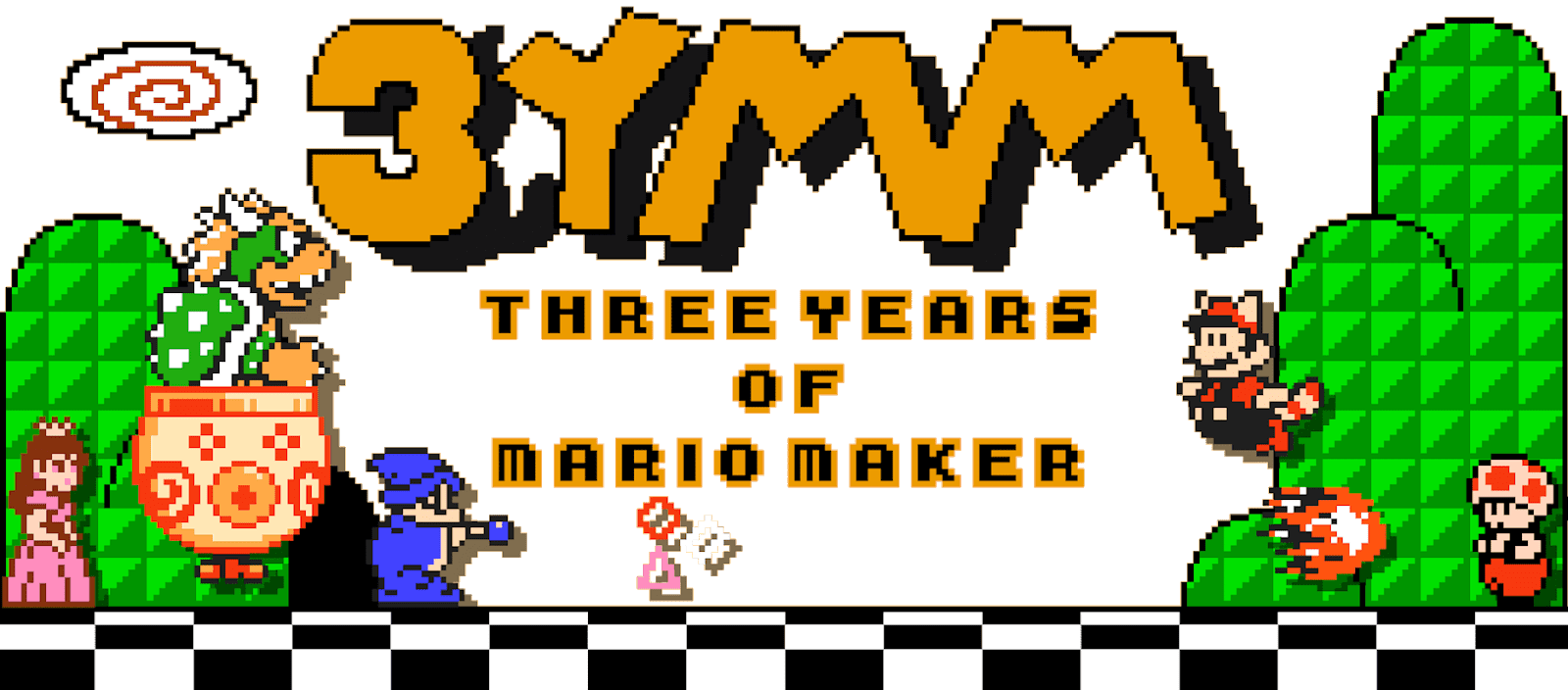 Mario Maker - Super Mario Bros. 3 Clipart (1600x704), Png Download