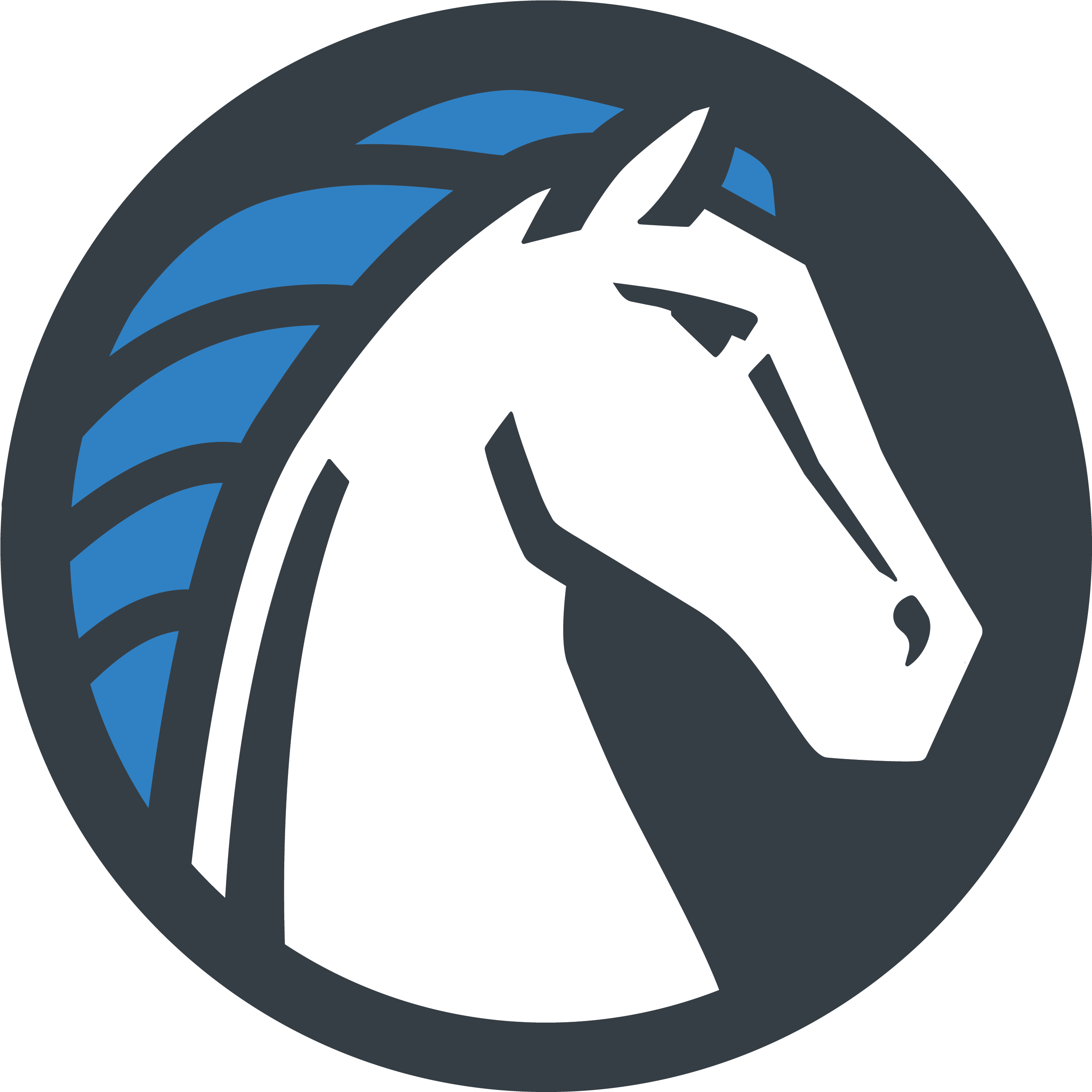 Gallery Of Kisspng Mustang Friesian Horse Free Content - Kingsway Christian School Clipart (3000x3000), Png Download