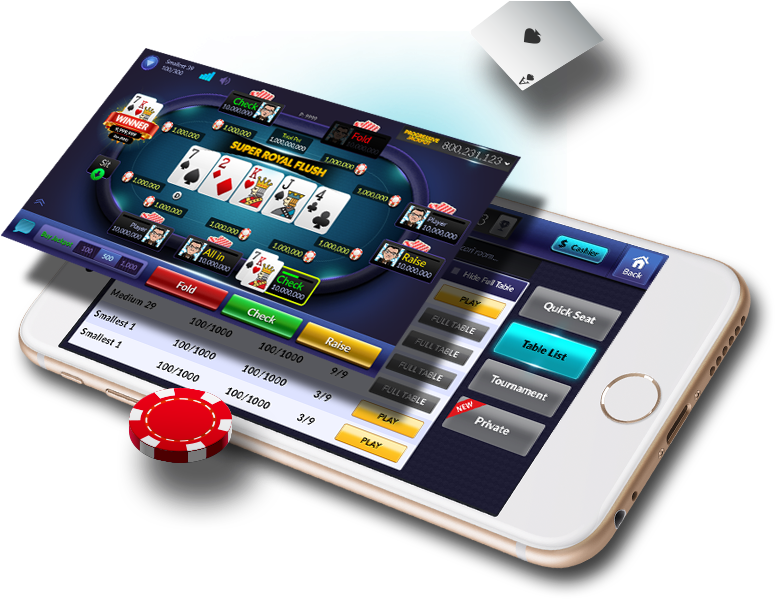 Our Poker Client Is Compatible With Mobile Phones And Clipart (797x599), Png Download