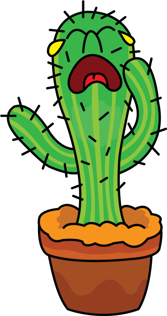 Cactaceae Clip Art - Drawing Of A Plant Easy - Png Download (720x1280), Png Download