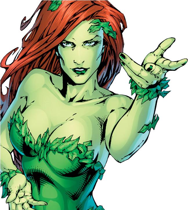Poison Ivy - Poison Ivy Comic Png Clipart (664x724), Png Download