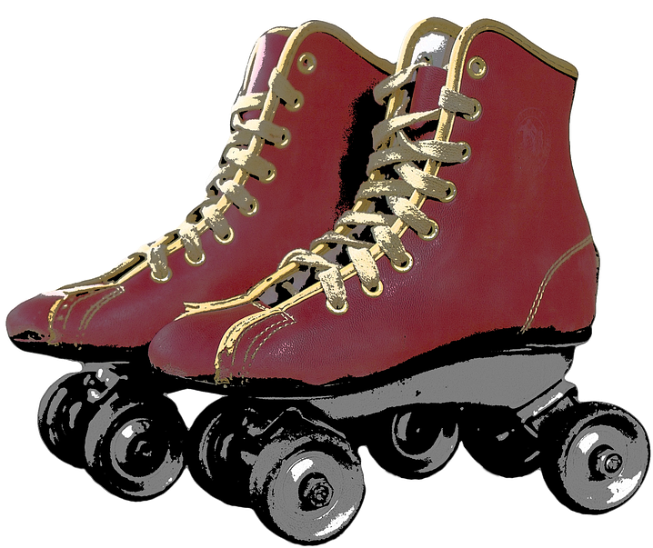 Free Png Roller Skates Png Images Transparent - Roller Skates Png Clipart (850x717), Png Download