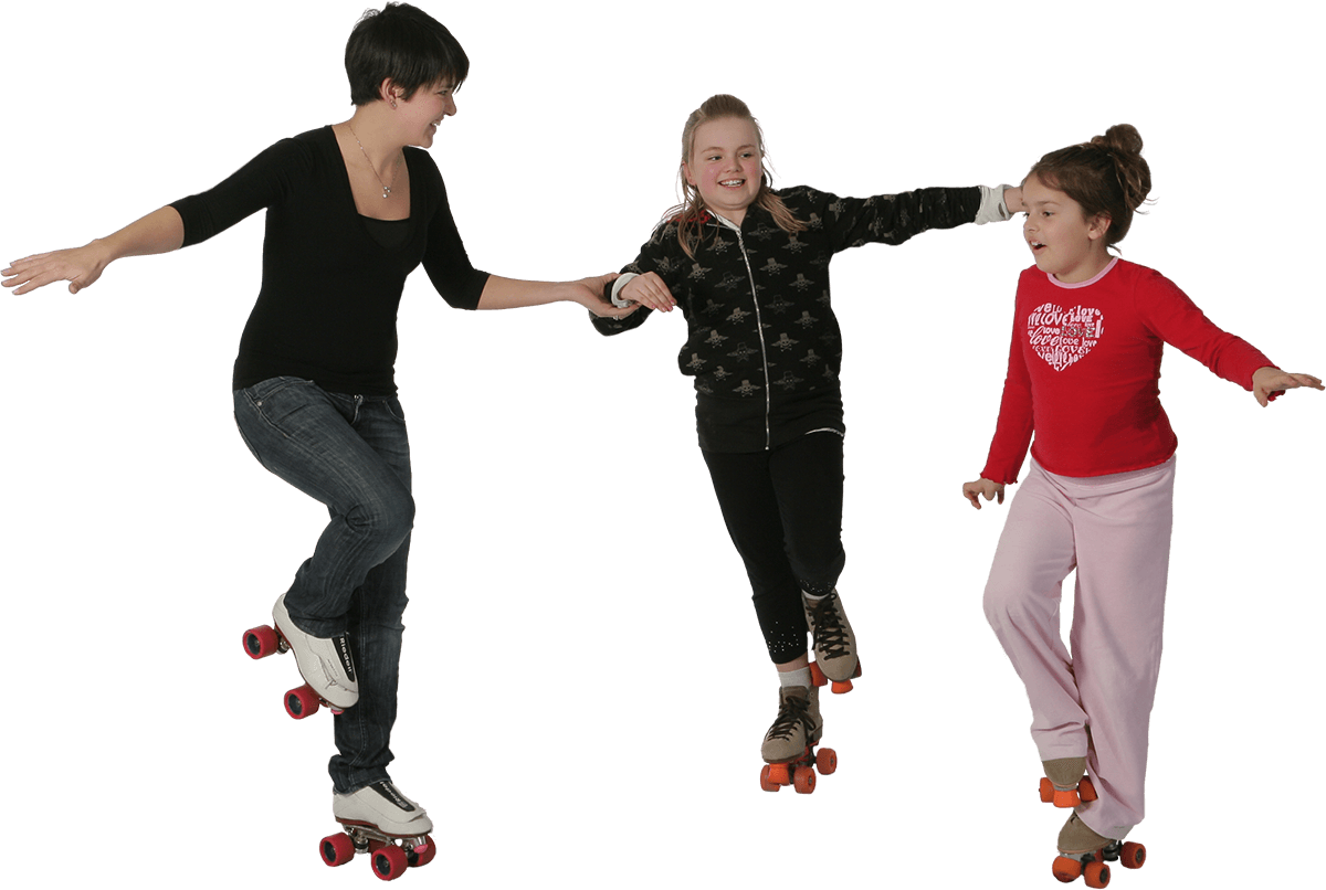 October Is National Roller Skating Month And We Couldn't - Person Roller Skaters Png Clipart (1200x806), Png Download