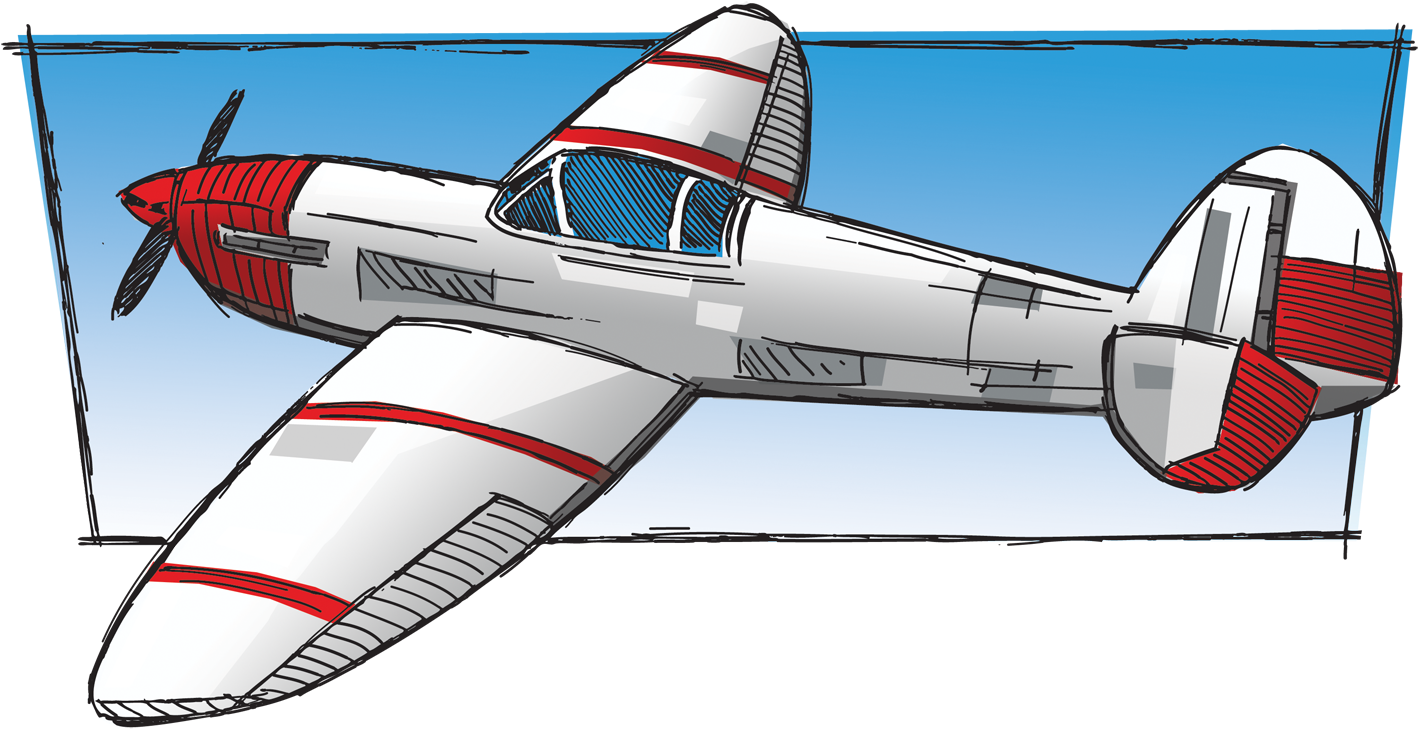 Clipart Jet Plane Png Crash - Curtiss P-40 Warhawk Transparent Png (1560x86...