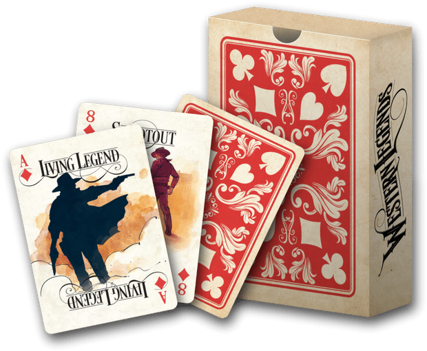 Western Legends Poker Cards Clipart (800x800), Png Download
