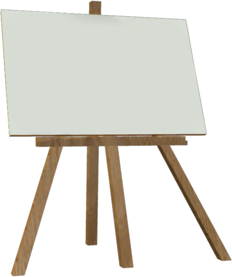 Easel Sticker - Easel Clipart (1024x1024), Png Download