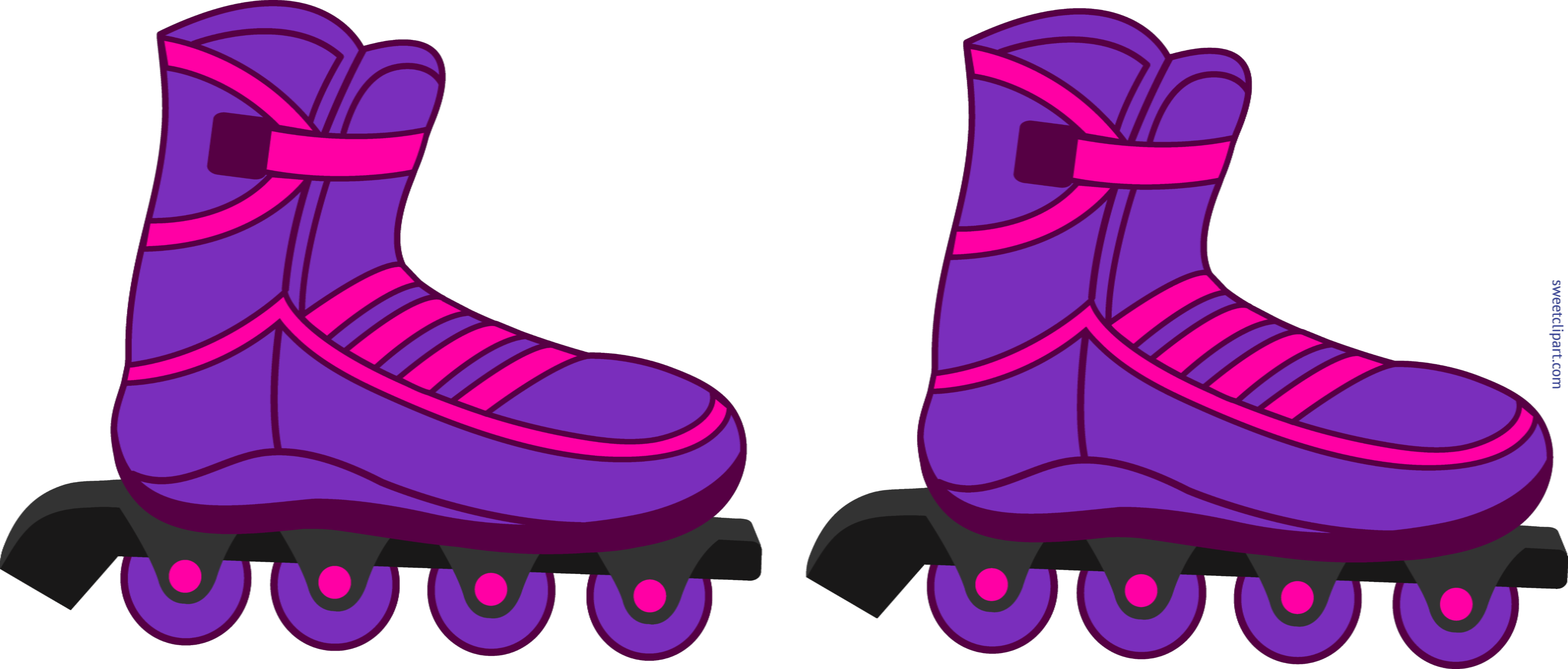 8285 X 3534 4 - Clipart Roller Blades - Png Download (8285x3534), Png Download