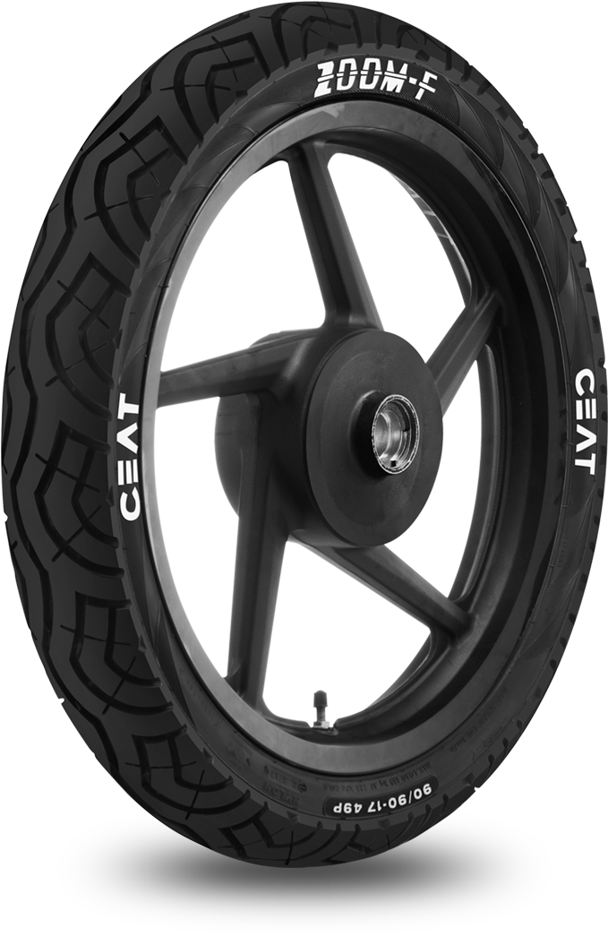 Ceat Zoom F - Pulsar 220 Tyres Tubeless Clipart (1200x1200), Png Download