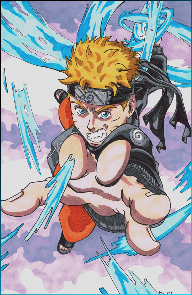 Naruto Shippuden Art Print - Cartoon Clipart (1024x1024), Png Download