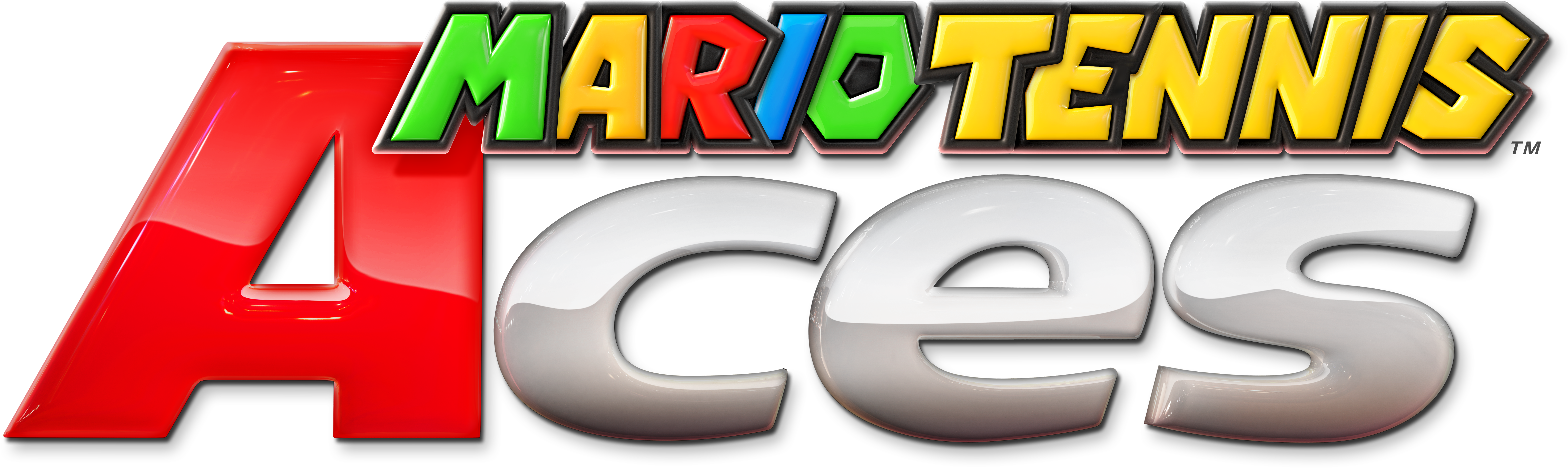 Mario Tennis Aces Logo Clipart (6113x1826), Png Download