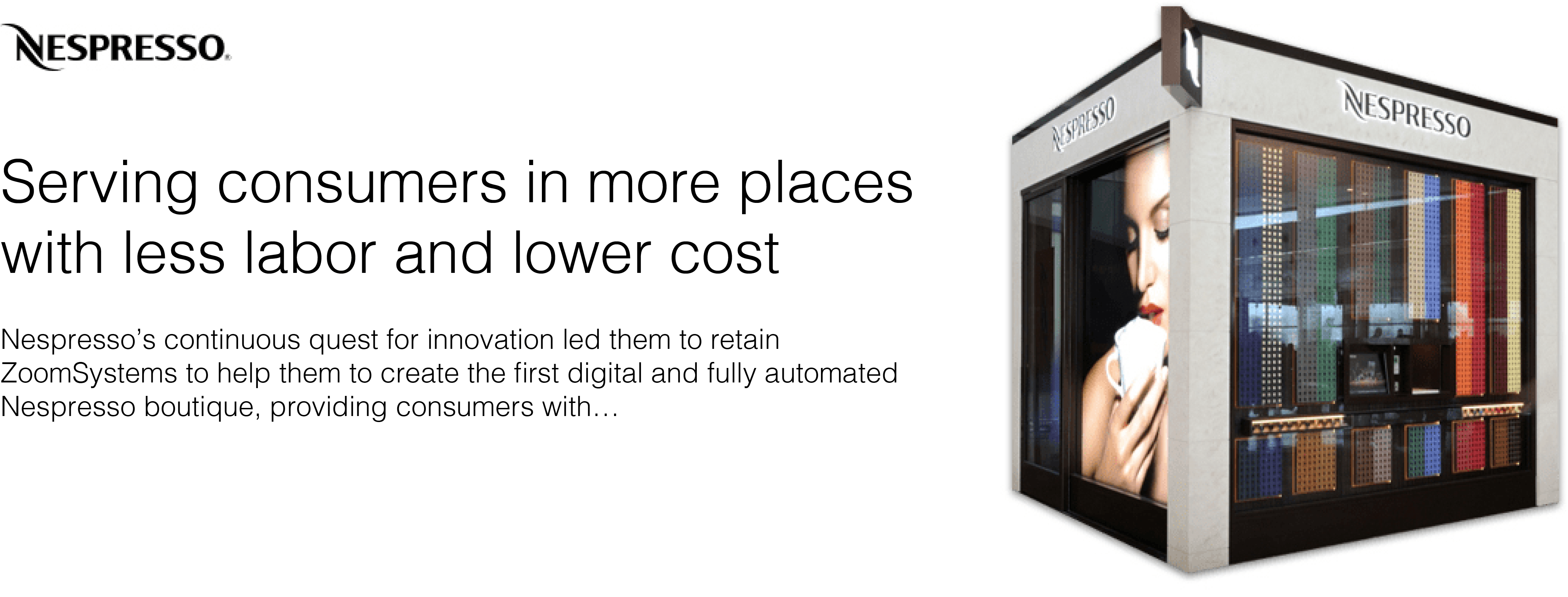 Nespresso Store Unit Slide - Nespresso Clipart (4792x1792), Png Download