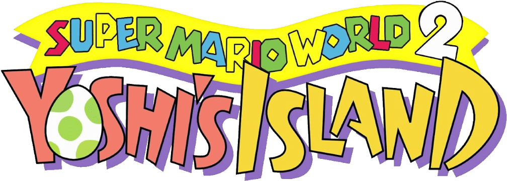 Super Mario World 2 Logo - Yoshi's Island Clipart (1008x360), Png Download