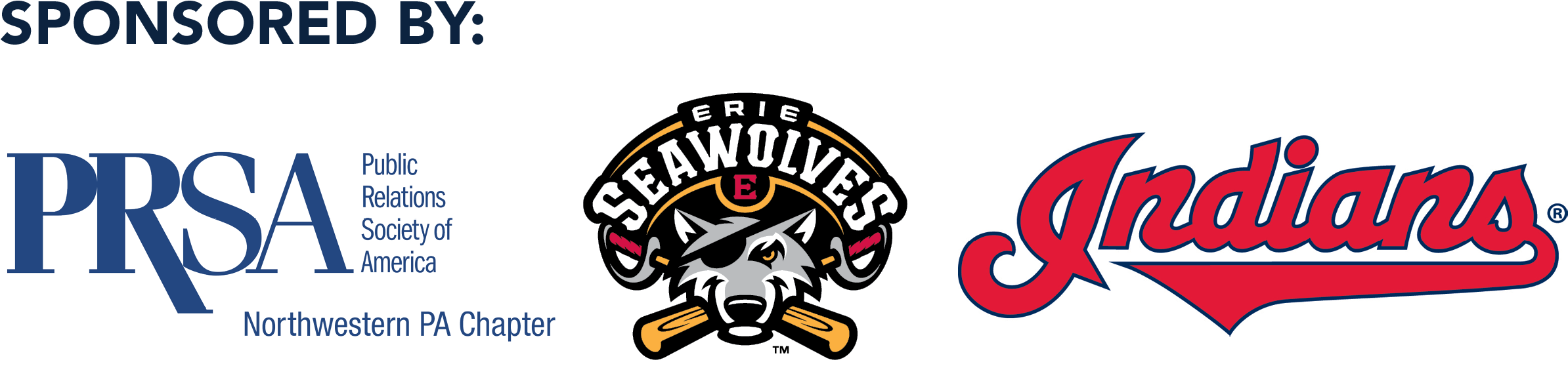 Sponsored-graphic - Cleveland Indians Clipart (2417x623), Png Download