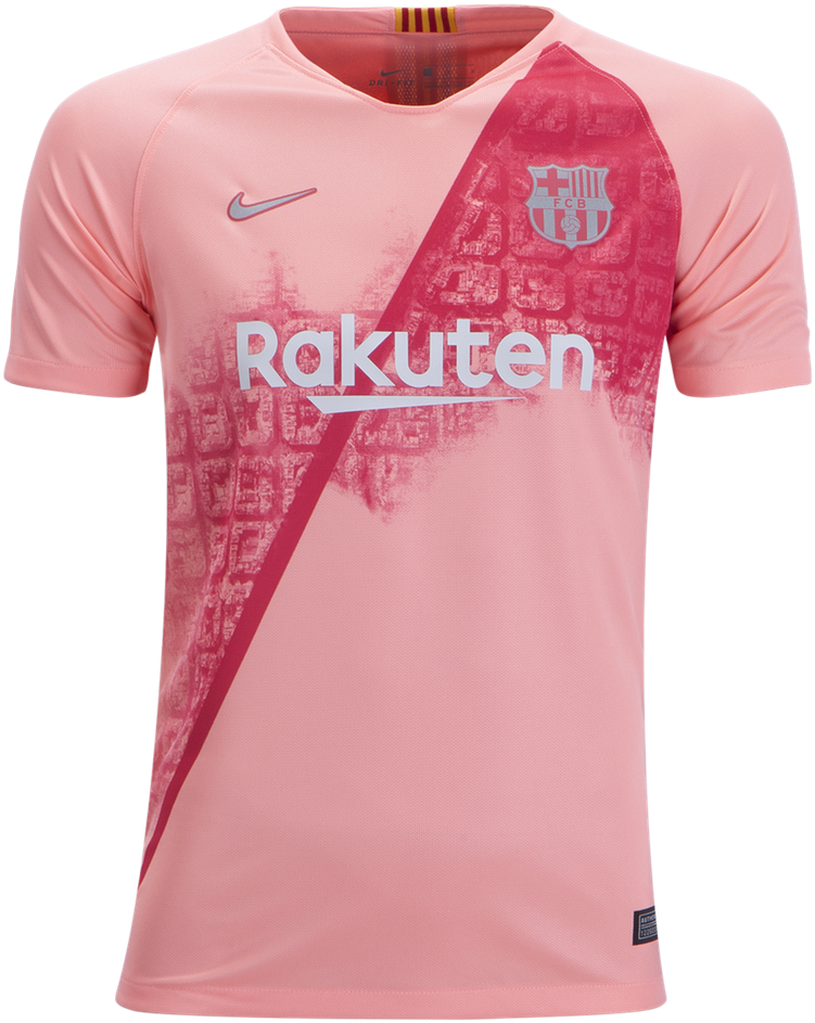 fc barcelona pink jersey