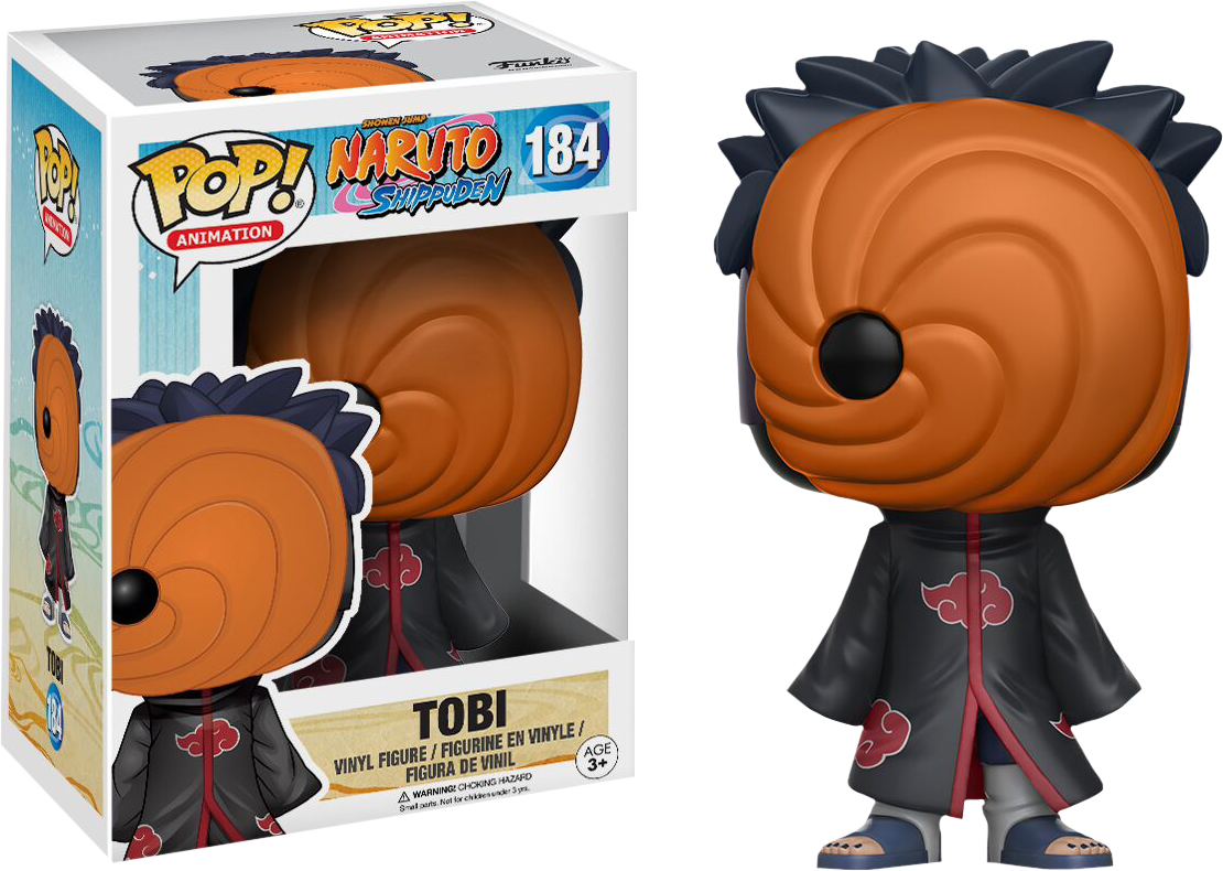 Naruto - - Tobi Funko Pop Clipart (1110x790), Png Download