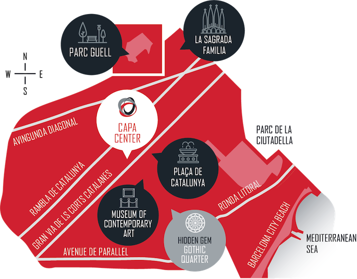 Study Abroad In Spain - Graphic Design Clipart (712x558), Png Download